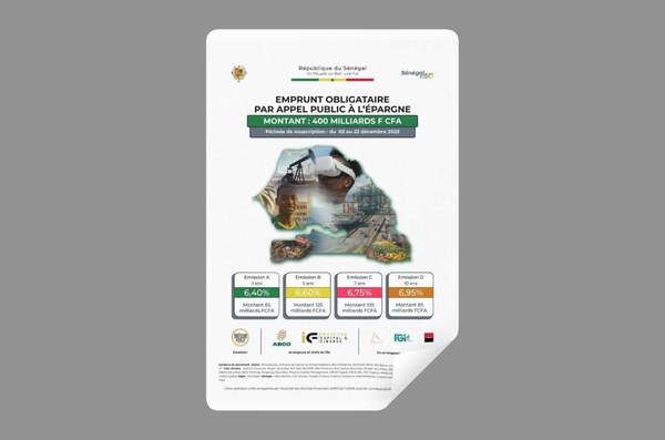 APE de l’État du Sénégal — visuel de la campagne de décembre 2025.